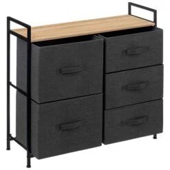 Tissa Grey 5 Drawer Storage Unit -Habitat Store 30944930 alt01