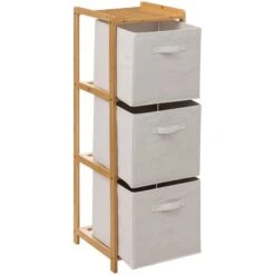 Tissa White 3 Box Storage Unit -Habitat Store 30944952 alt01