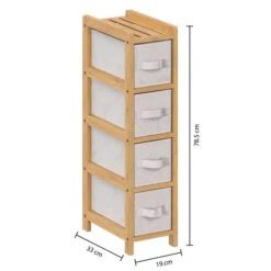 Tissa White 4 Box Narrow Storage Unit 11 Tissa White 4 Box Narrow Storage Unit -Habitat Store 30944953 alt02
