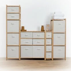 Tidy White 5 Box Storage Unit -Habitat Store 30944954 alt06