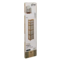 Tidy White 5 Box Storage Unit -Habitat Store 30944954 alt07