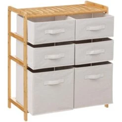 Tidy White 6 Box Storage Unit -Habitat Store 30944955 alt01