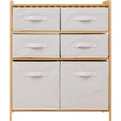 Tidy White 6 Box Storage Unit -Habitat Store 30944955 alt02