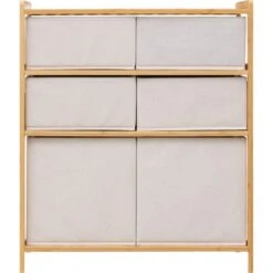 Tidy White 6 Box Storage Unit -Habitat Store 30944955 alt03
