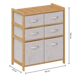 Tidy White 6 Box Storage Unit -Habitat Store 30944955 alt04