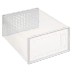 Set Of 2 Stackable Clear Shoe Boxes -Habitat Store 30944959 alt07