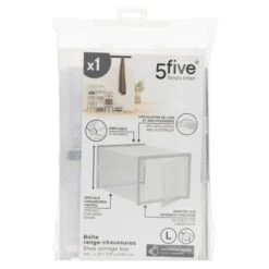 Set Of 2 Stackable Clear Shoe Boxes -Habitat Store 30944959 alt09