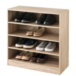 Natural 12 Pair Shoe Storage Unit -Habitat Store 30944966 alt02