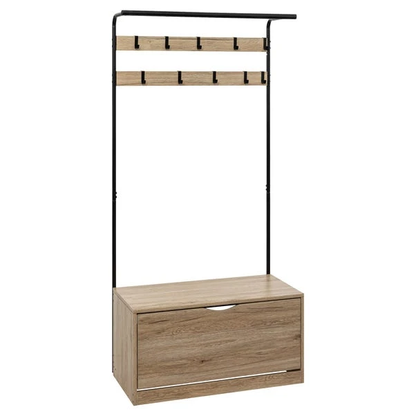 Jano Hall Stand With Shoe Storage 3 Jano Hall Stand With Shoe Storage