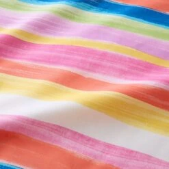 Watercolour Rainbow 100% Cotton Reversible Duvet Cover And Pillowcase Set -Habitat Store 30945356 alt05