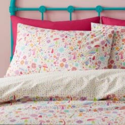 Zingy Mushroom Reversible Duvet Cover And Pillowcase Set 23 Zingy Mushroom Reversible Duvet Cover And Pillowcase Set -Habitat Store 30945391 alt01