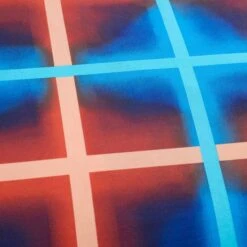 Red & Blue Neon Checks Reversible Duvet Cover And Pillowcase Set -Habitat Store 30945413 alt04