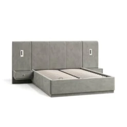 Oversized Ottoman Hotel Bed Frame, Velvet -Habitat Store 30948460 alt05