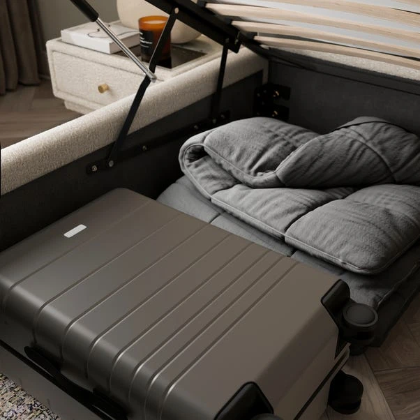 Oversized Ottoman Hotel Bed Frame, Boucle 15 Oversized Ottoman Hotel Bed Frame, Boucle - Image 13