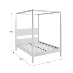 Pip 4 Poster Wooden Bed Frame 33 Pip 4 Poster Wooden Bed Frame -Habitat Store 30948509 alt05