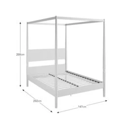 Pip 4 Poster Wooden Bed Frame 34 Pip 4 Poster Wooden Bed Frame -Habitat Store 30948509 alt09