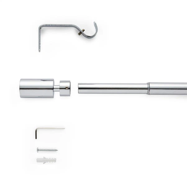Barrel Extendable Metal Eyelet Curtain Pole 4 Barrel Extendable Metal Eyelet Curtain Pole - Image 2