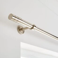 Cylinder Extendable Metal Eyelet Curtain Pole -Habitat Store 30948833