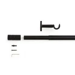 Cylinder Extendable Metal Eyelet Curtain Pole -Habitat Store 30948834 alt02