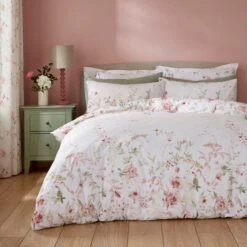 Nola Floral Duvet Cover And Pillowcase Set -Habitat Store 30948917