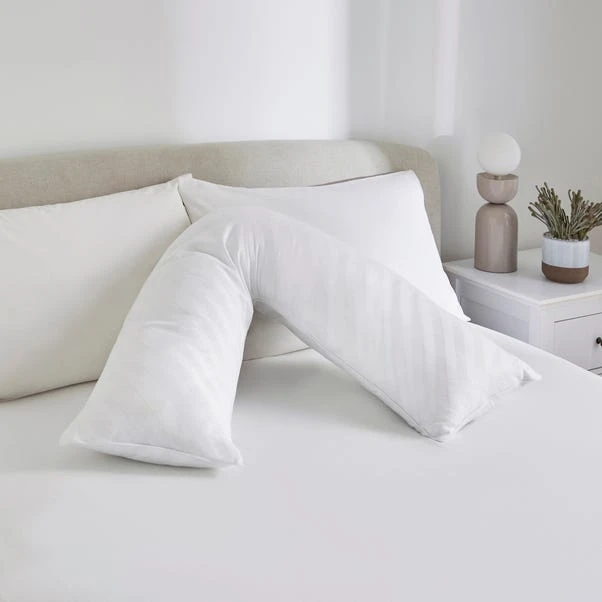 Hotel Luxury Cotton Anti-Allergy V-Shape Pillow 3 Hotel Luxury Cotton Anti-Allergy V-Shape Pillow