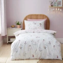 Fairies Reversible Polycotton Duvet Cover & Pillowcase Set 27 Fairies Reversible Polycotton Duvet Cover & Pillowcase Set -Habitat Store 30957177