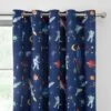 Space Blackout Eyelet Curtains -Habitat Store 30957179