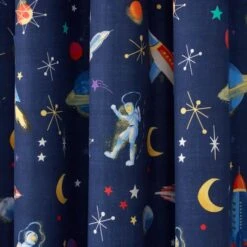 Space Blackout Eyelet Curtains -Habitat Store 30957179 alt02