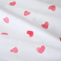 Red Hearts 100% Cotton Duvet Cover And Pillowcase Set 16 Red Hearts 100% Cotton Duvet Cover And Pillowcase Set -Habitat Store 30957199 alt04