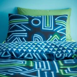 Neon Gamer Reversible Duvet Cover And Pillowcase Set -Habitat Store 30957205 alt01