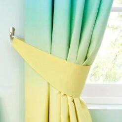 Bright Rainbow Ombre Blackout Eyelet Curtains -Habitat Store 30957214 alt03