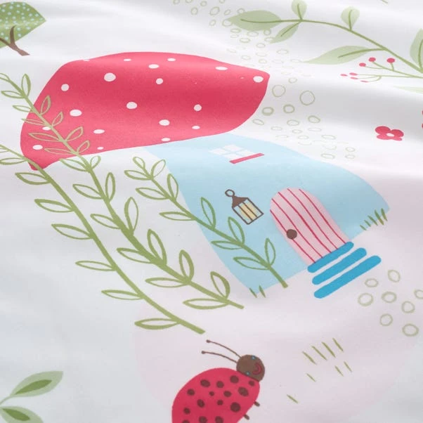 Toadstool Fairies Reversible Polycotton Duvet Cover & Pillowcase Set 7 Toadstool Fairies Reversible Polycotton Duvet Cover & Pillowcase Set - Image 5