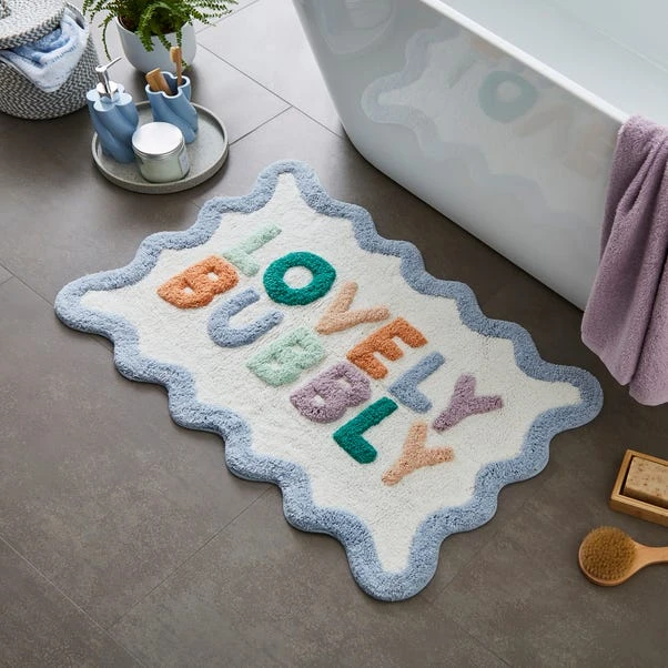Lovely Bubbly Cotton Bath Mat 3 Lovely Bubbly Cotton Bath Mat