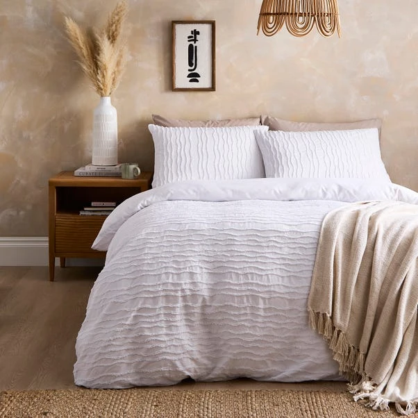 Alton Tufted Stripe Quilt Cover Set 3 Alton Tufted Stripe Quilt Cover Set