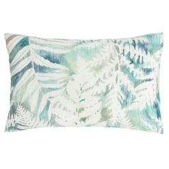 Palm House Fern 180 Thread Count Cotton Sateen Duvet Cover & Pillowcase Set -Habitat Store 30957834 alt06