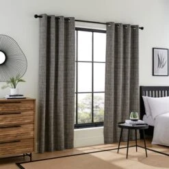 Zadie Blackout Eyelet Curtains -Habitat Store 30958445 alt01