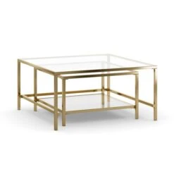 Sofia Glass Nest Of Square Coffee Tables 28 Sofia Glass Nest Of Square Coffee Tables -Habitat Store 30958630 alt05