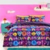 Neon Reversible Duvet Cover And Pillowcase Set -Habitat Store 30958635