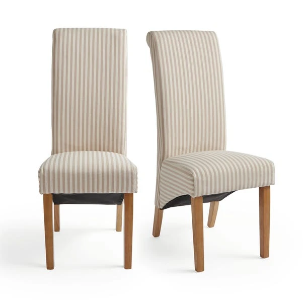 Set Of 2 Chester Linford Stripe Dining Chairs, Fabric 19 Set Of 2 Chester Linford Stripe Dining Chairs, Fabric - Image 17