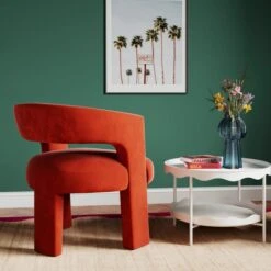 Remi Velvet Accent Chair -Habitat Store 30959542 alt01