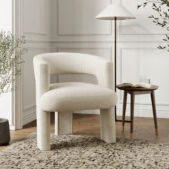 Remi Boucle Accent Chair