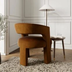 Remi Velvet Accent Chair -Habitat Store 30959551 alt01