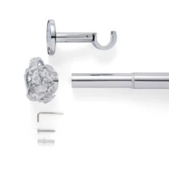 Cecile Extendable Metal Eyelet Curtain Pole -Habitat Store 30959590 alt02