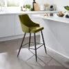 Shea Bar Stool, Velvet