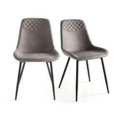 Walden Set Of 2 Dining Chairs, Faux Leather -Habitat Store 30959626 alt08