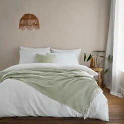 Jenson Herringbone Throw 235cm X 235cm -Habitat Store 30959629 alt04