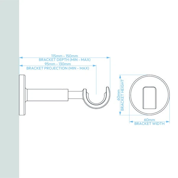 Vintage Floral Extendable Metal Curtain Pole 19 Vintage Floral Extendable Metal Curtain Pole - Image 17
