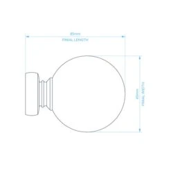 Vintage Floral Extendable Metal Curtain Pole 37 Vintage Floral Extendable Metal Curtain Pole -Habitat Store 30960749 alt08