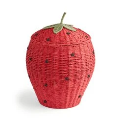 Strawberry Woven Basket -Habitat Store 30961020 alt02