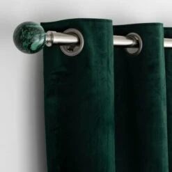 Malachite Ball Extendable Metal Eyelet Curtain Pole 8 Malachite Ball Extendable Metal Eyelet Curtain Pole -Habitat Store 30961311